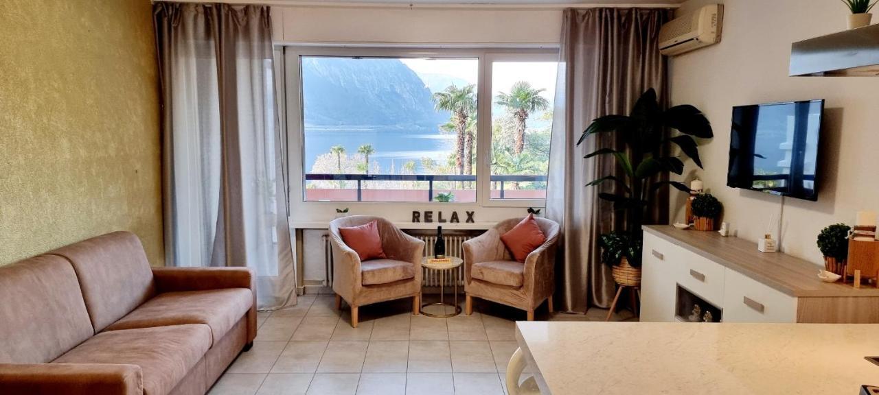 Relax-Lugano Lake Bissone Εξωτερικό φωτογραφία
