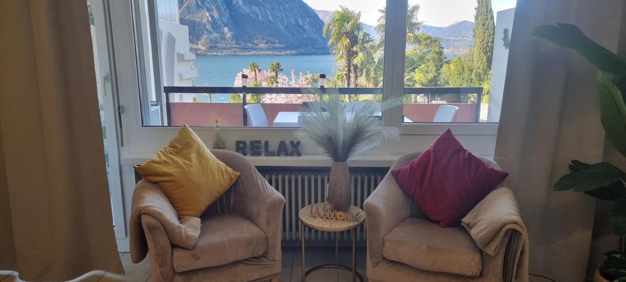 Relax-Lugano Lake Bissone Εξωτερικό φωτογραφία