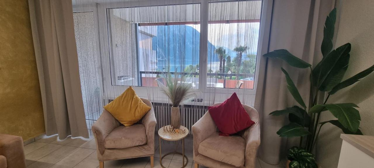 Relax-Lugano Lake Bissone Εξωτερικό φωτογραφία